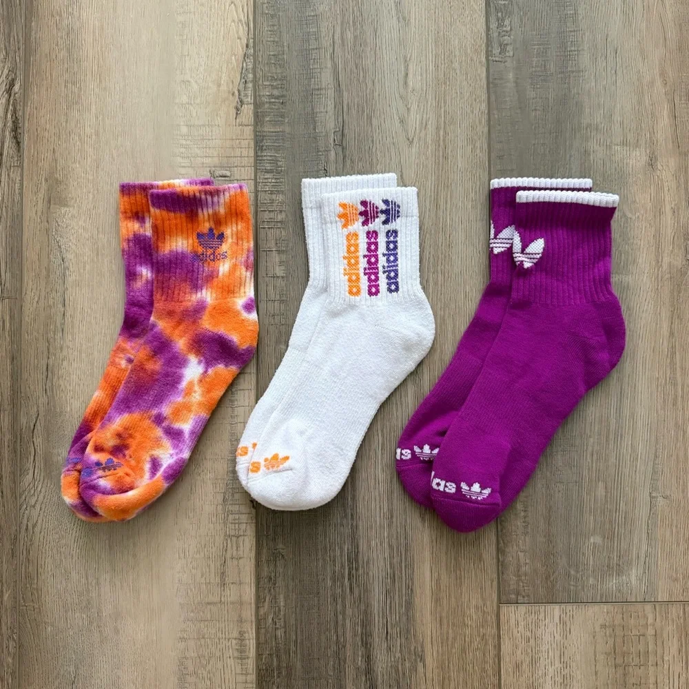 adidas Originals Colorwash Quarter Sock 3-Pack